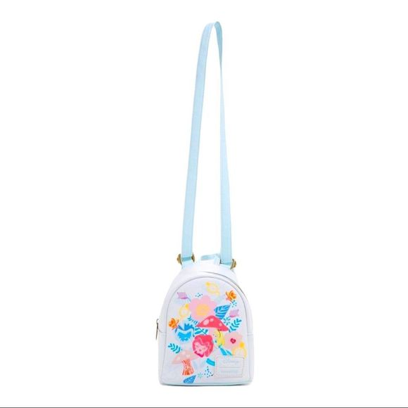 Loungefly Disney Alice In Wonderland Convertible Mini Bag - Picture 3 of 4